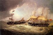 Joseph heard Passengers from the Dismasted U.S. Merchantman oil painting artist